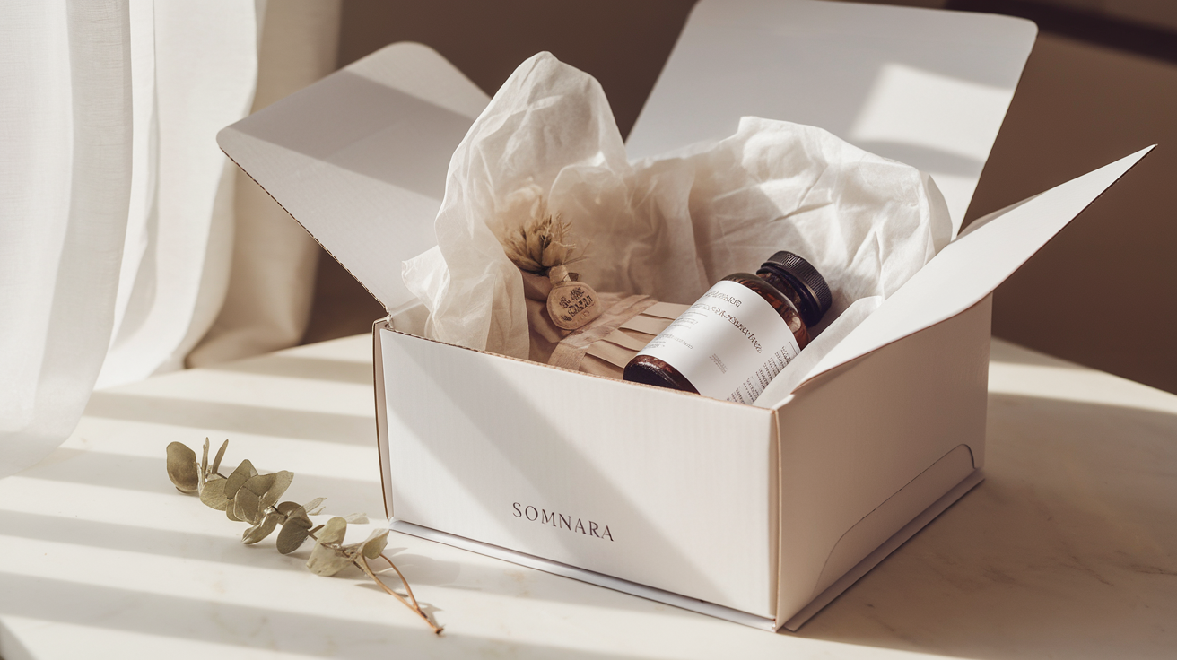 Ambalare și livrare discretă pentru Somnara Calm